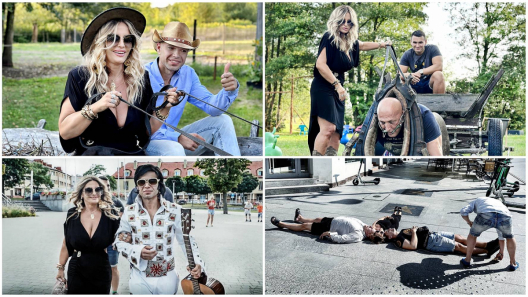 Kadr z programu Dagmara szuka męża, który jest emitowany na antenie telewizji Polsat. Na zdjęciu Dagmara Kaźmierska