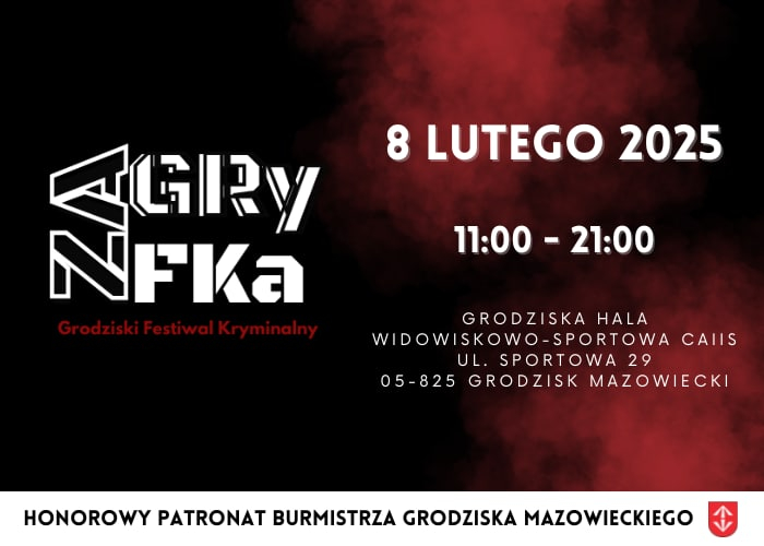 Grodziski Festiwal Kryminalny Zagryfka 2025