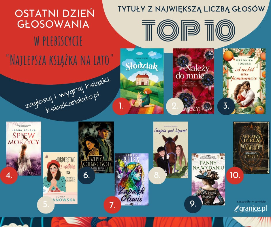 Najlepsza ksika na lato 2024 - TOP 10