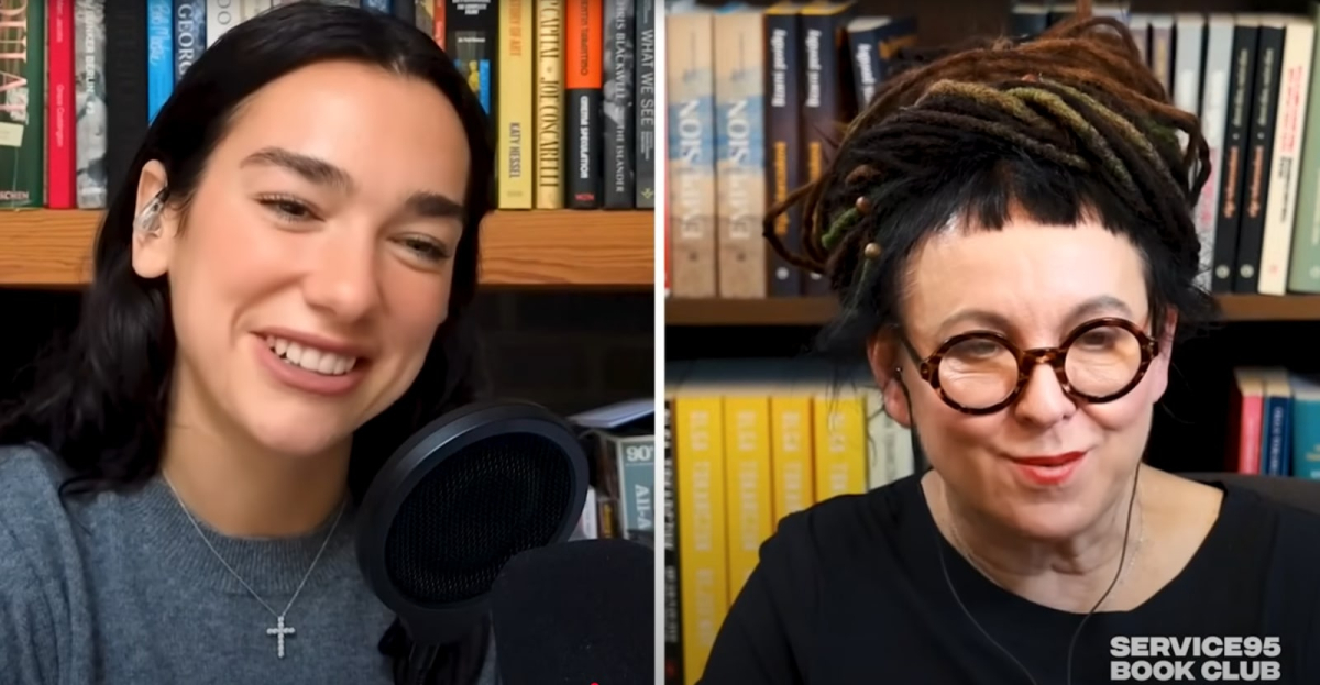 Olga Tokarczuk i Dua Lipa