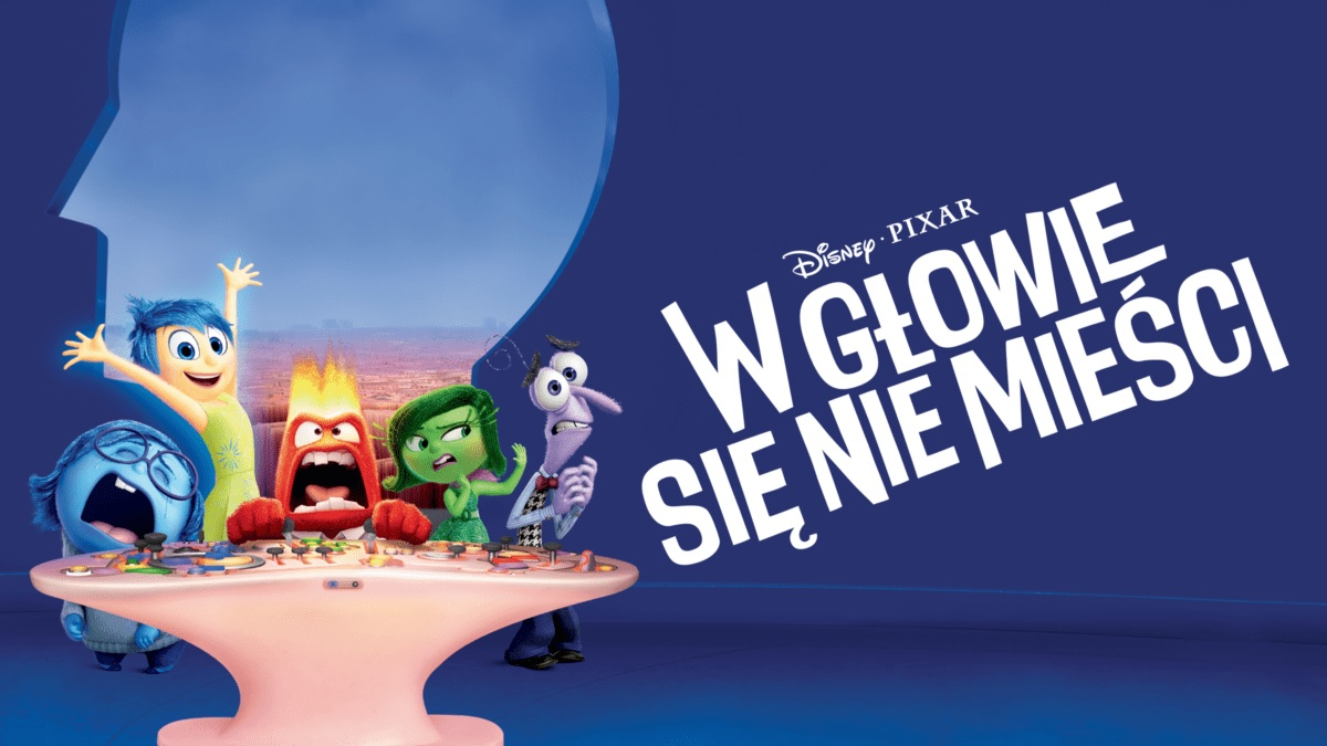 Grafika z filmy "W głowie się nie mieści" od Disney i Pixar. 