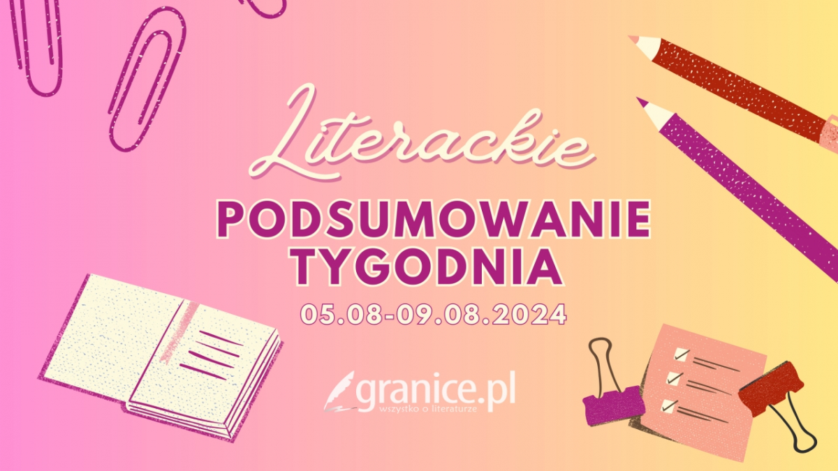 Literackie podsumowanie tygodnia - grafika promujca cykl