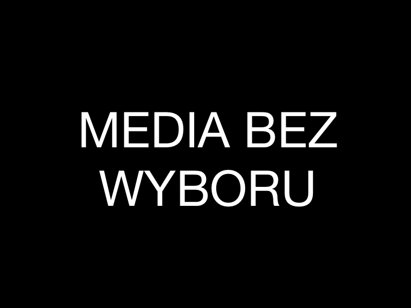 Obrazek w treci Trwa akcja „Media bez wyboru". Zobaczcie, jak wiat bdzie wyglda bez niezalenych mediw [jpg]