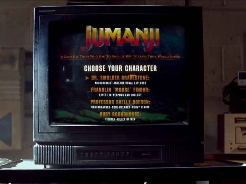 Obrazek w treści Remake w stylu gier wideo z lat 90. –  Jumanji: Przygoda w dżungli [jpg]