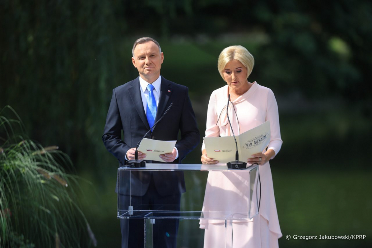 Narodowe Czytanie Andrzej Duda i Agata Duda