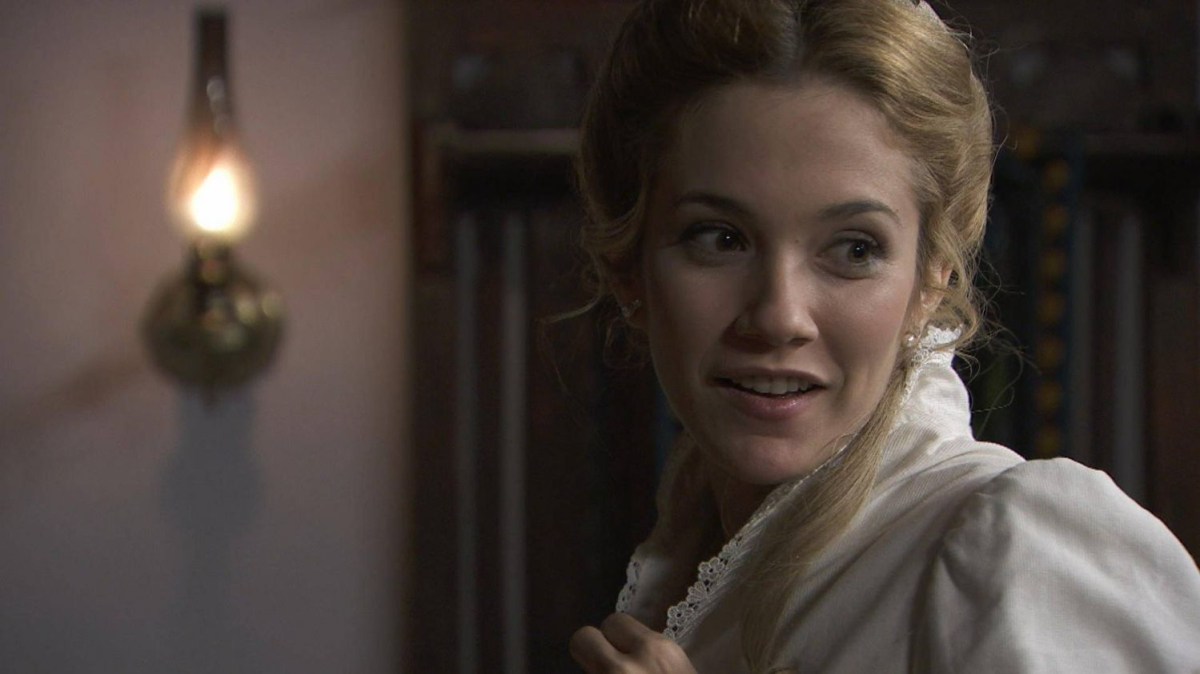 Kadr z serialu "Akacjowa 38", emitowanego na antenie TVP 2.