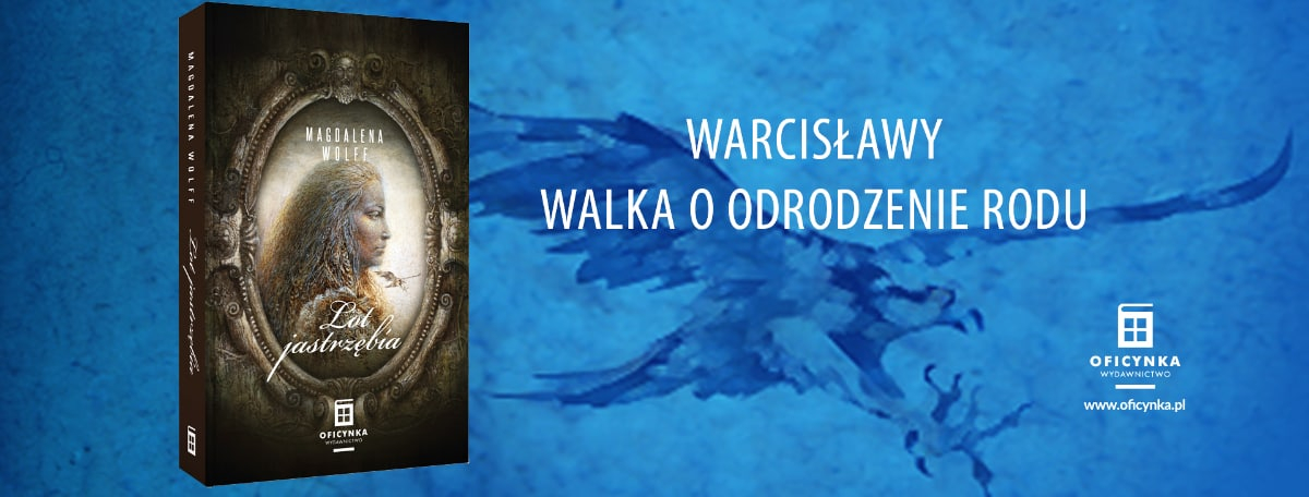 Lot jastrzębia grafika promująca książkę