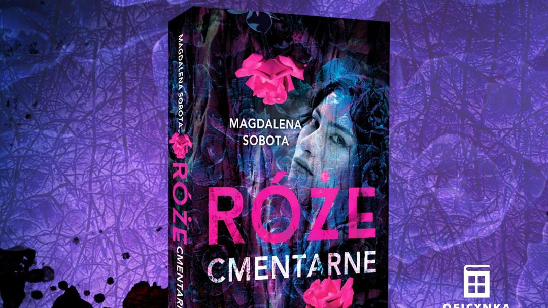 Róże cmentarne grafika promująca ksiązkę