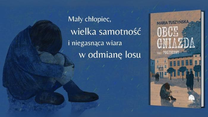 Obce gniazda. Porzucony - grafika promująca książkę