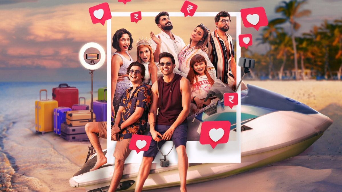 Bohaterowie reality show "Influencerzy offline" od Netfliksa. 