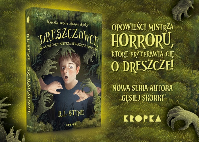 Dreszczowce R.L. Stine - grafika promujca ksik