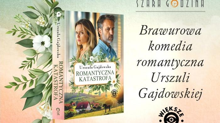 Romantyczna katastrofa - grafika promująca książkę