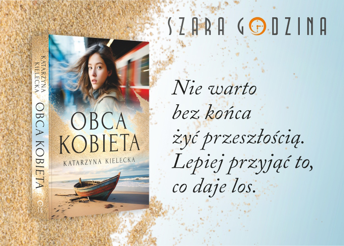 „Obca kobieta" Katarzyna Kielecka grafika promujca ksik