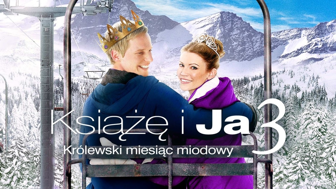 Kam Heskin jako Paige Morgan i Chris Geere jako król Edward w filmie " Książę i ja 3: Królewski miesiąc miodowy".