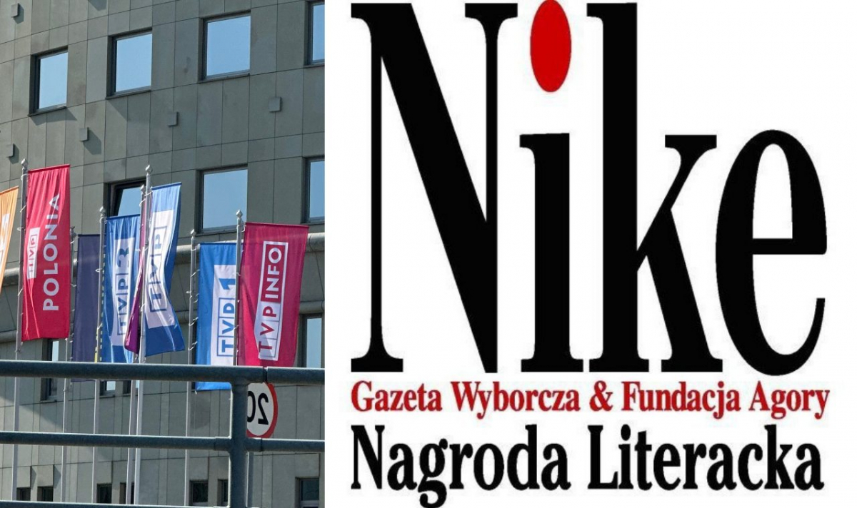 Logo Nagrody Nike oraz Telewizji Polskiej